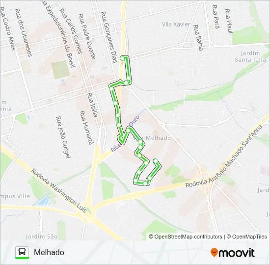 GRAMADO / MELHADO Bus Line Map