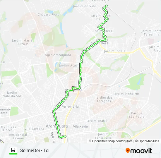 SELMI-DEI / TCI Bus Line Map