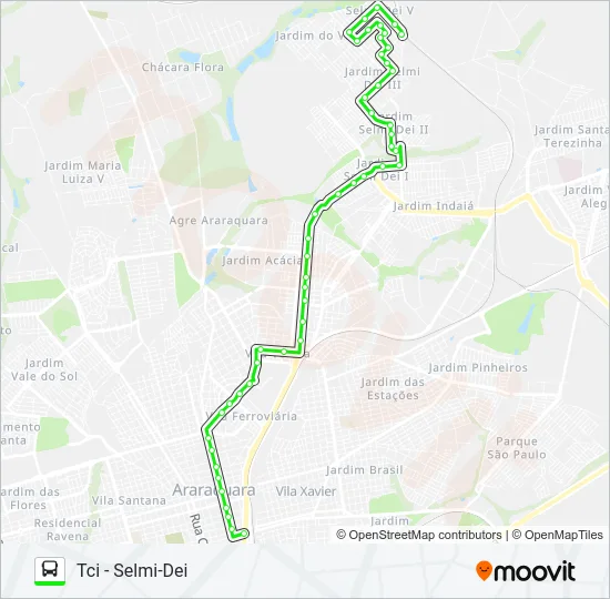 SELMI-DEI / TCI Bus Line Map