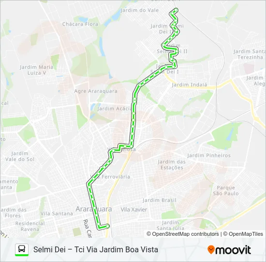 SELMI-DEI / TCI Bus Line Map