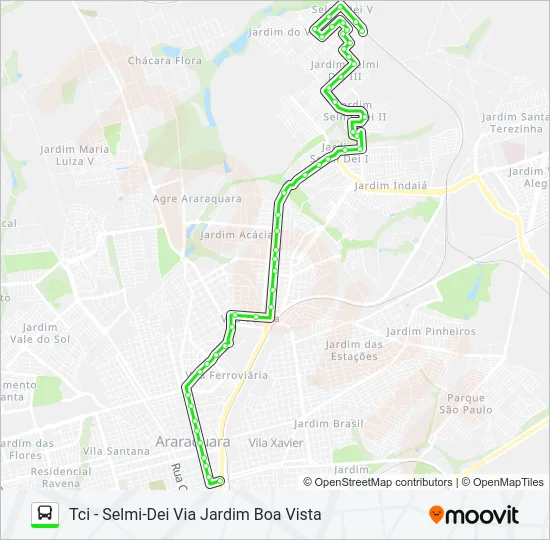 SELMI-DEI / TCI Bus Line Map