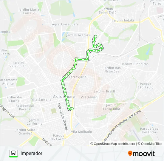 IMPERADOR / TCI Bus Line Map