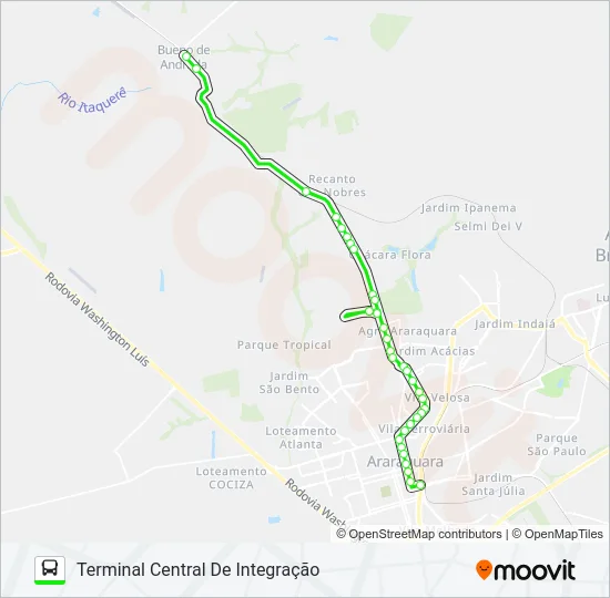 BUENO / TCI Bus Line Map