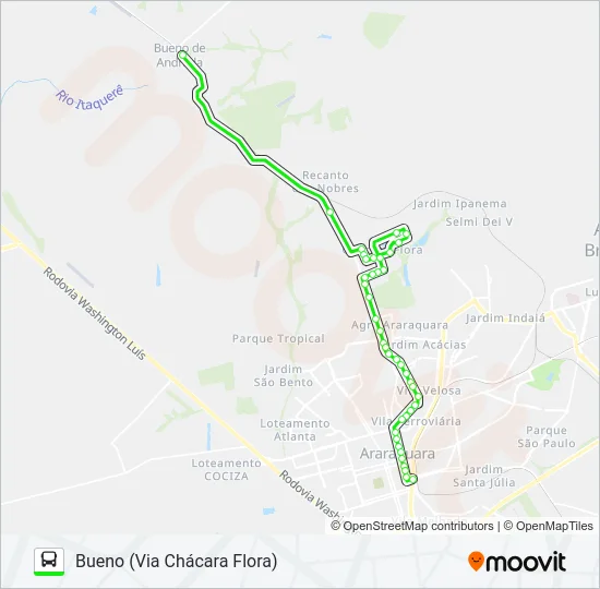 BUENO / TCI Bus Line Map