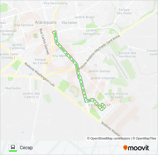 UNIVERSAL / CECAP Bus Line Map