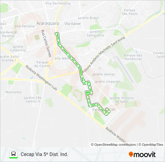 UNIVERSAL / CECAP Bus Line Map