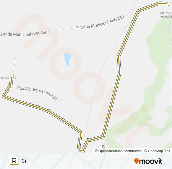 FUNDAÇÃO CASA / CR Bus Line Map