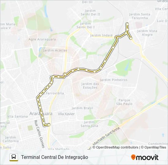 DISTRITO INDUSTRIAL III / TCI Bus Line Map