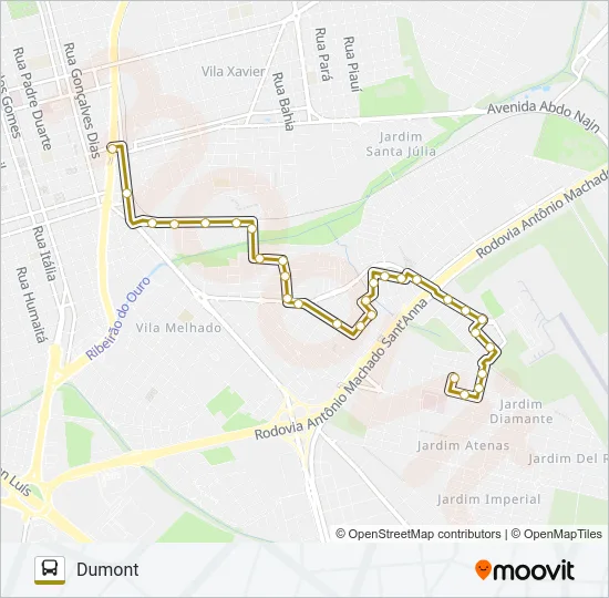 DUMONT / TCI Bus Line Map
