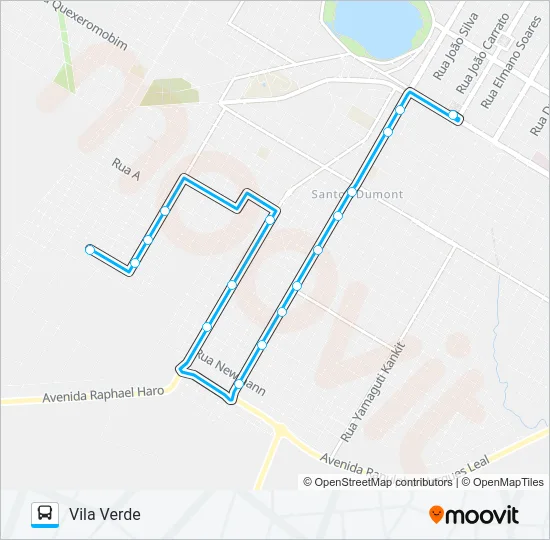 002 VILA VERDE Bus Line Map