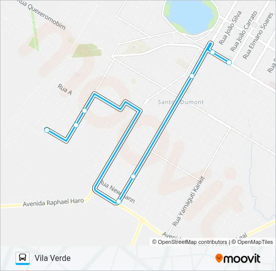 002 VILA VERDE Bus Line Map