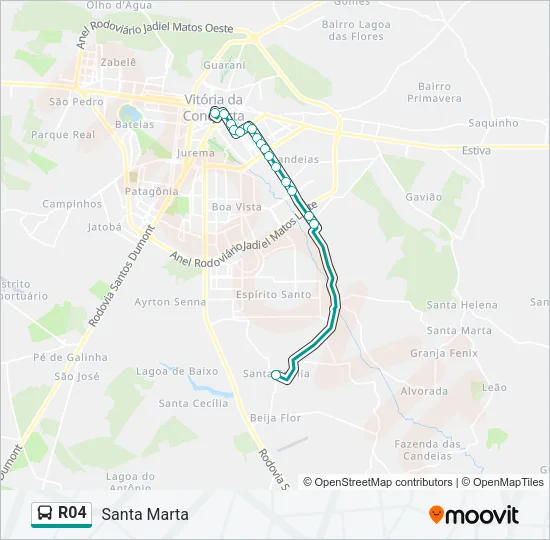 R04 Bus Line Map