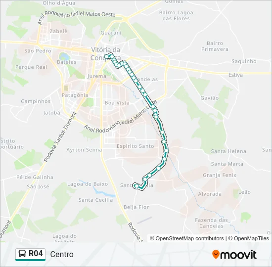 R04 Bus Line Map