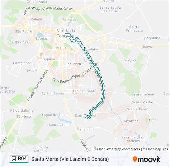 R04 Bus Line Map