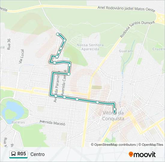 R05 Bus Line Map