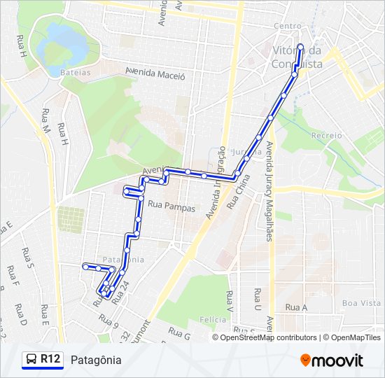 Rota da linha r16: horários, paradas e mapas - Conquista VI (Via Shopping)  (Atualizado)