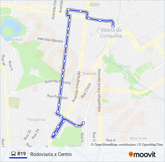 Rota da linha r10: horários, paradas e mapas - Campinhos (Atualizado)