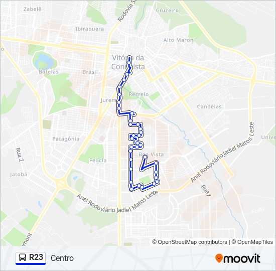 Rota da linha r16: horários, paradas e mapas - Conquista VI (Via Shopping)  (Atualizado)