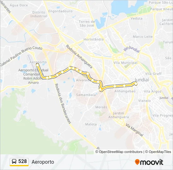 528 Bus Line Map