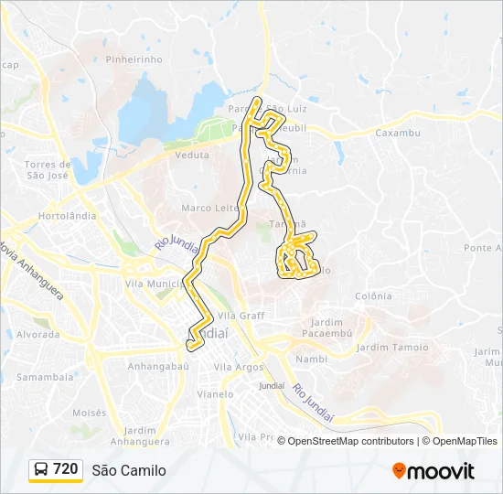 720 Bus Line Map