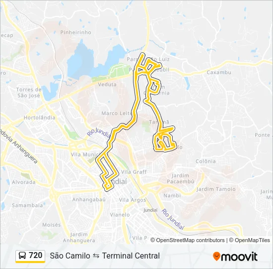 720 Bus Line Map