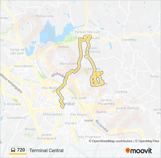 720 Bus Line Map