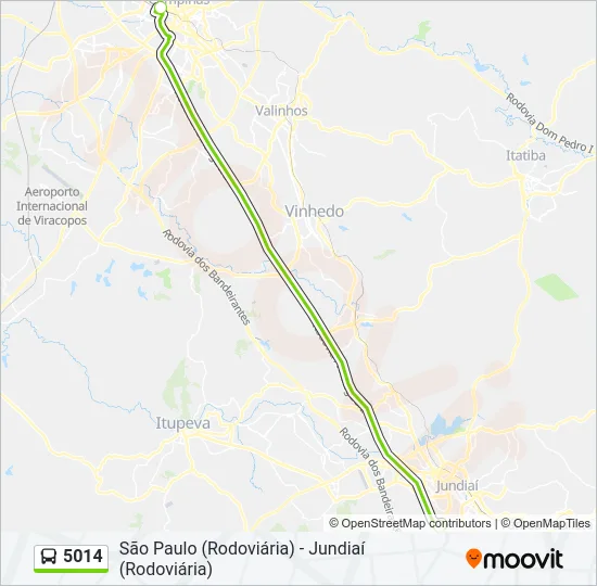 5014 Bus Line Map