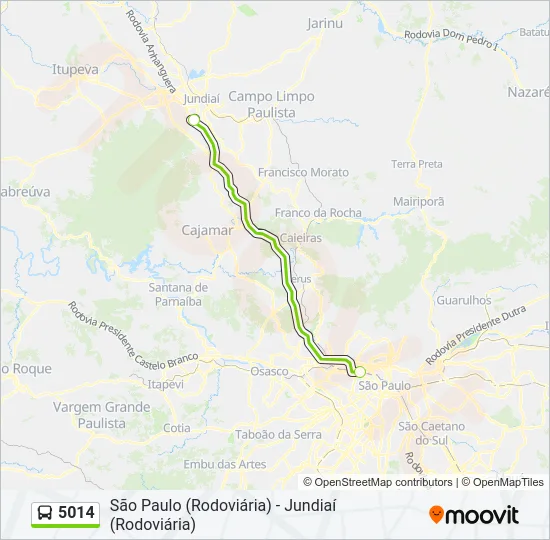 5014 Bus Line Map