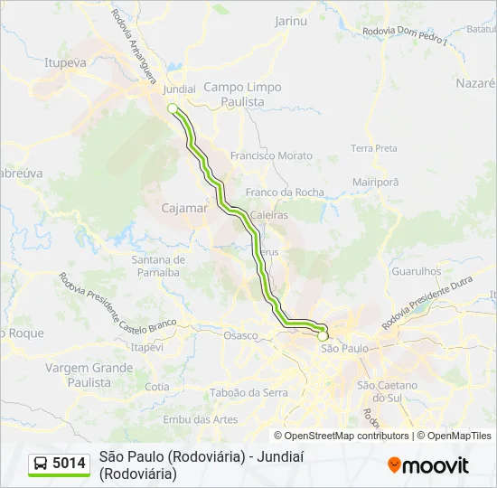 5014 Bus Line Map