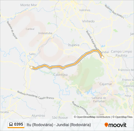 0395 Bus Line Map