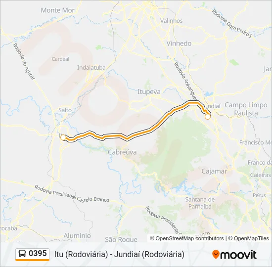 0395 Bus Line Map