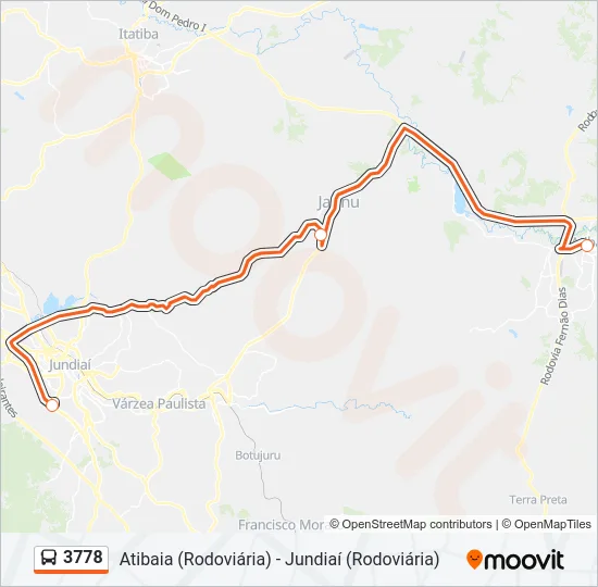 3778 Bus Line Map