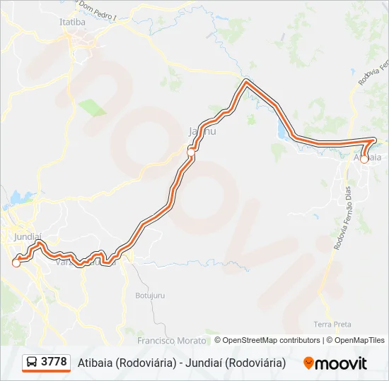 3778 Bus Line Map
