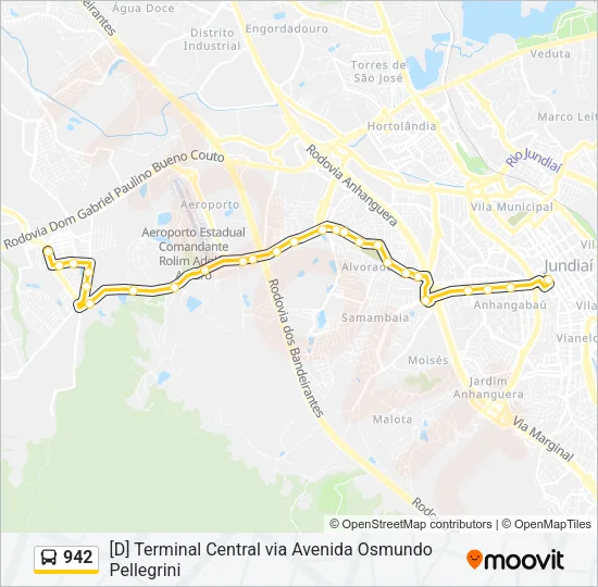942 Bus Line Map