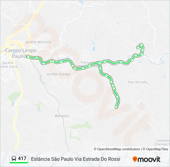 417 Bus Line Map