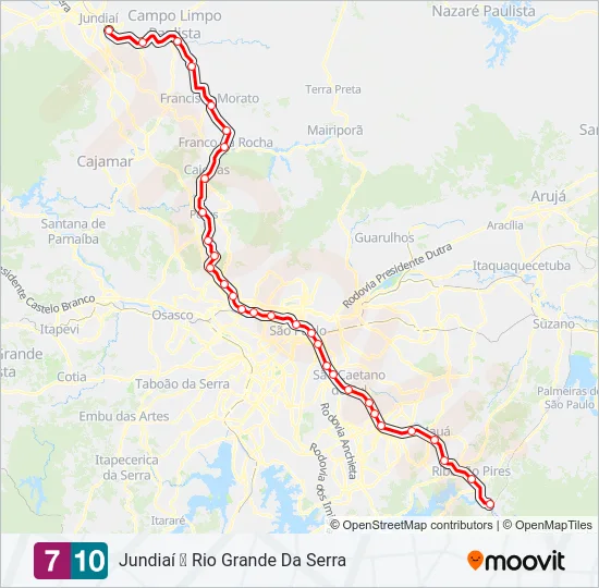 710 Train Line Map
