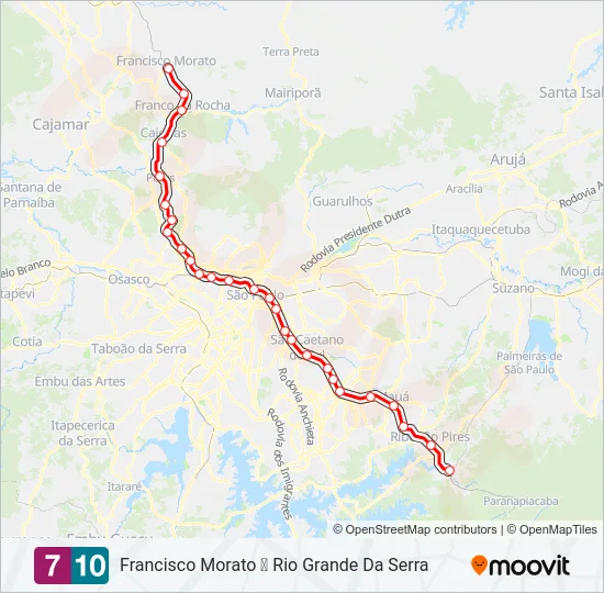 710 Train Line Map