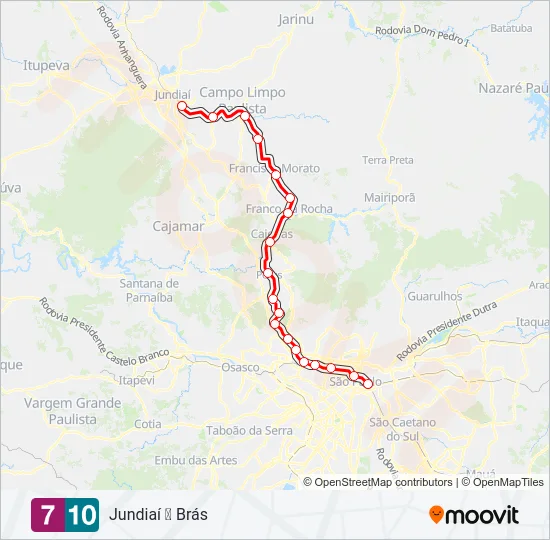 710 Train Line Map