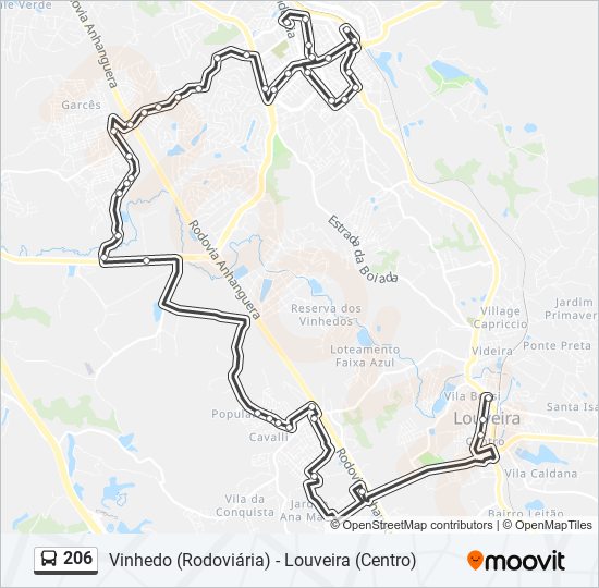 Como chegar até Cidade de Vinhedo de Ônibus?