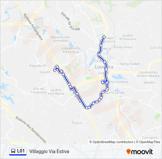 L01 Bus Line Map