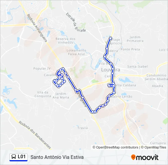 L01 Bus Line Map