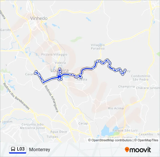 L03 Bus Line Map
