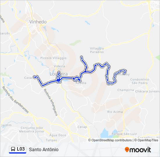 L03 bus Line Map