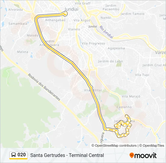 020 Bus Line Map