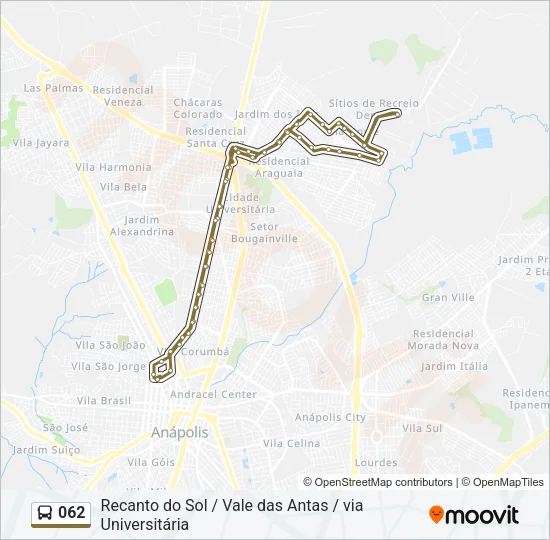 062 Bus Line Map