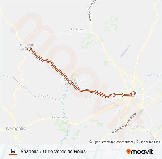 SEMIURBANO Bus Line Map