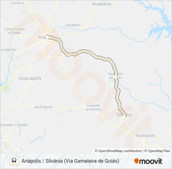 SEMIURBANO Bus Line Map