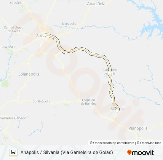 SEMIURBANO Bus Line Map