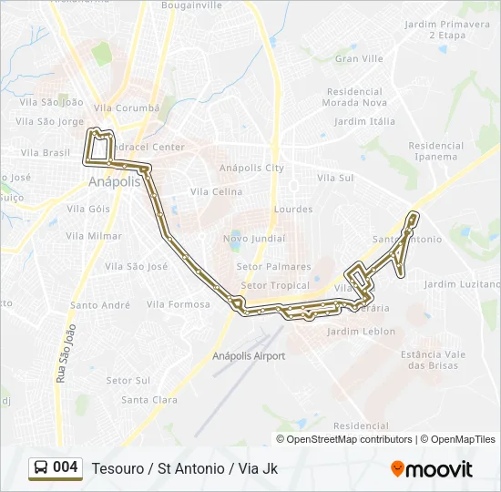 004 Bus Line Map