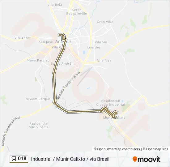 018 Bus Line Map